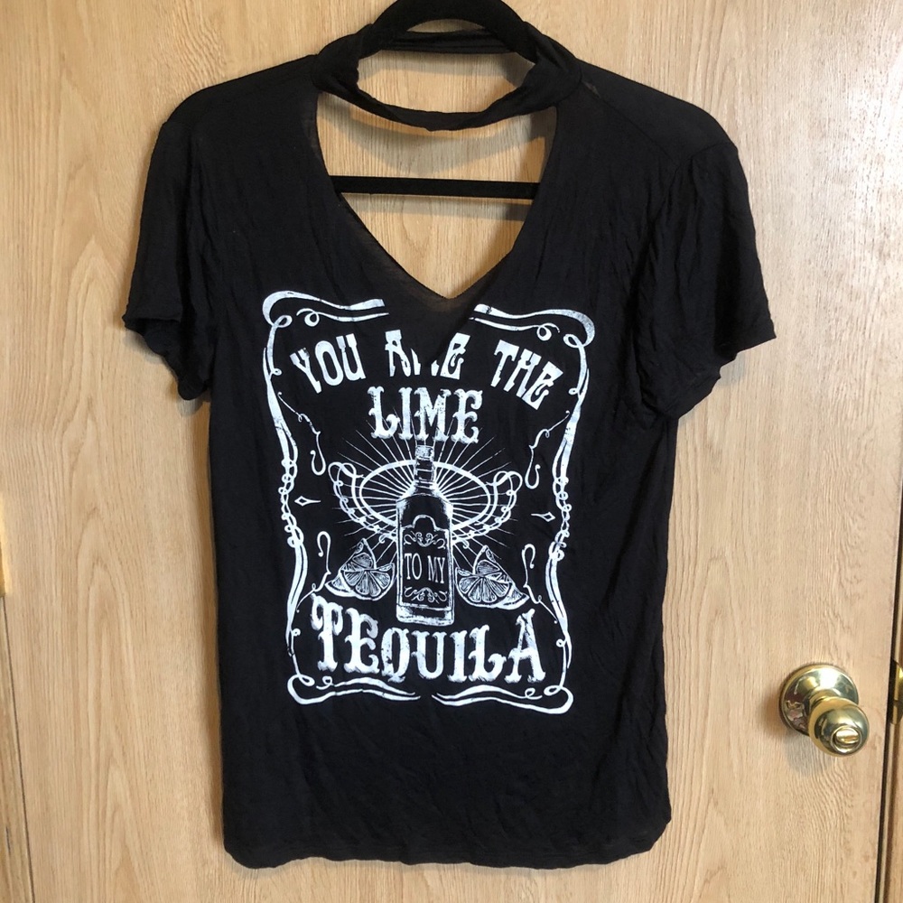 You are the Lime to my Tequila women’s choker top